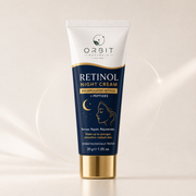 Retinol Night Cream with encapsulated retinol and peptides by Orbit Naturals, 30 g jar