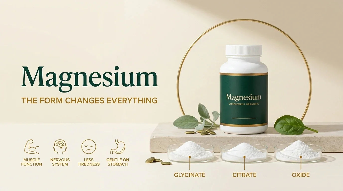 Magnesium Glycinate, Citrate or Oxide: Which Form?