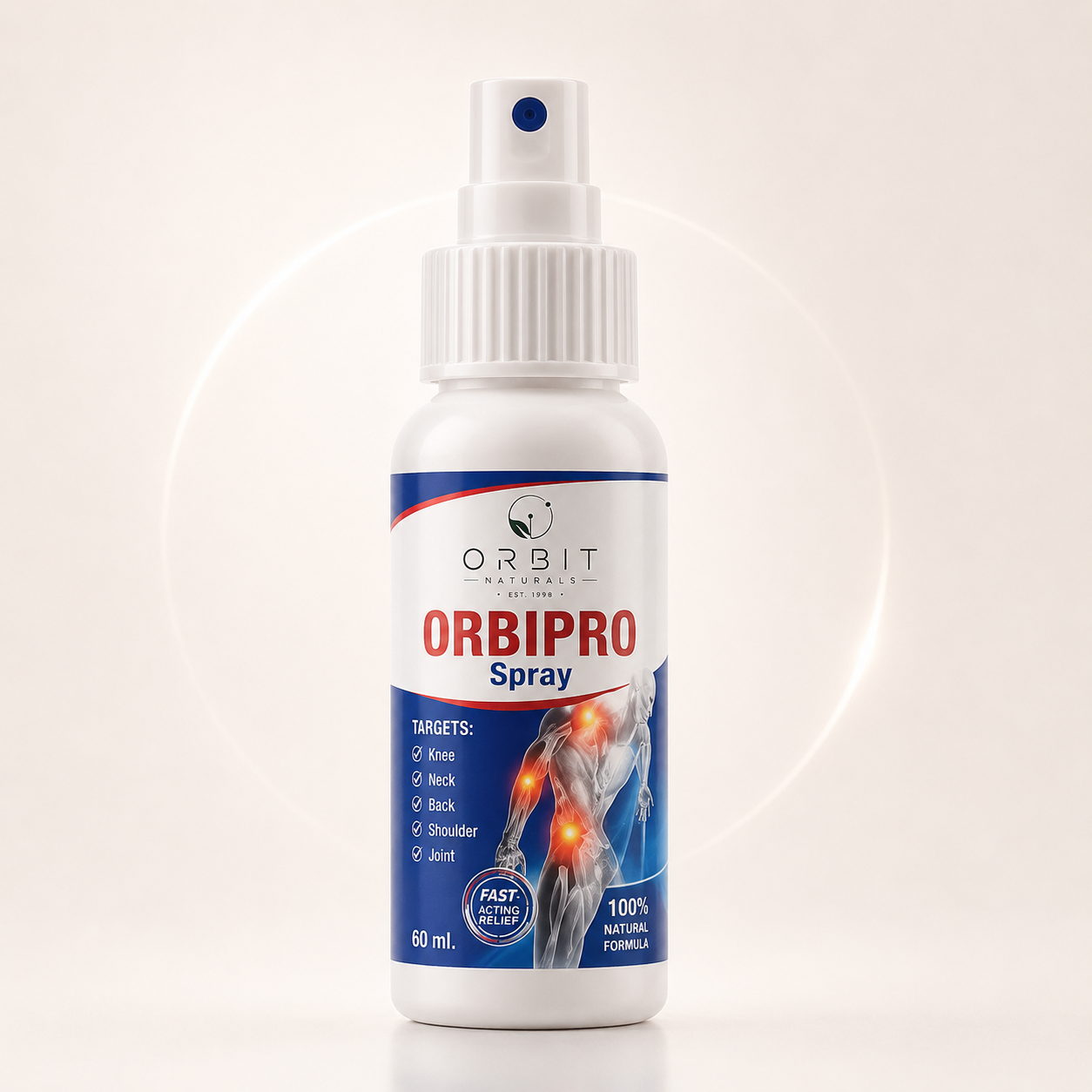 Orbit Naturals Orbipro Spray – Fast-Acting Natural Pain Relief Spray | 60ml