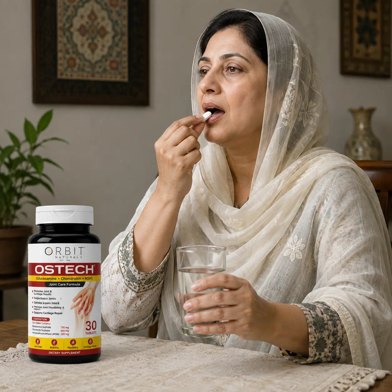 Orbit Naturals Ostech™ Joint Care Formula Tablets – Glucosamine, Chondroitin & MSM | 30 Tablets
